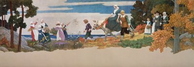 La Procesión de la Boda, 1941 de Newell Convers Wyeth